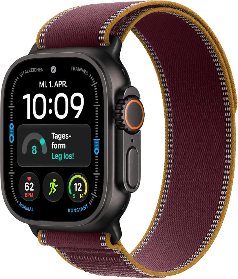 Apple Watch Ultra 4 GPS + Cellular, 49 mm Titangehäuse Schwarz