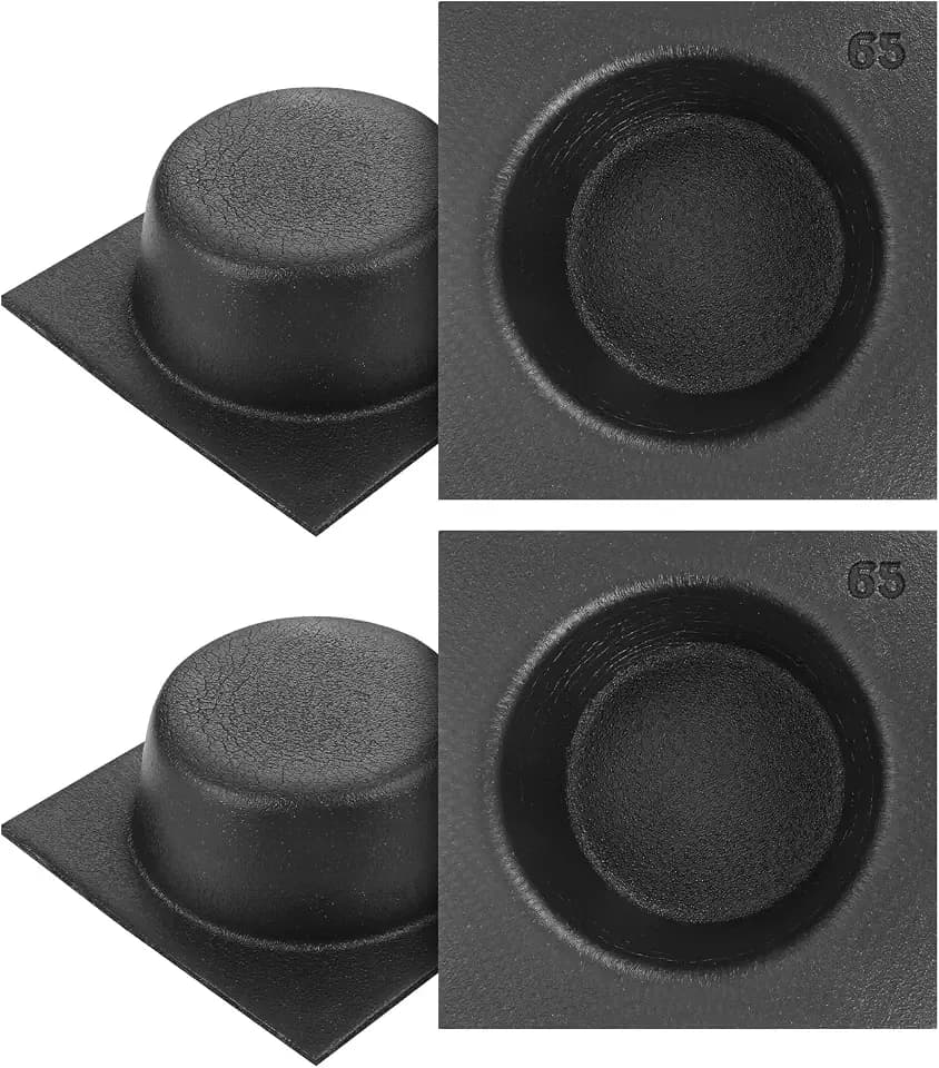 Kingdder 4 Pack 6.5 Speaker Baffles Round Speaker Foam Baffle
