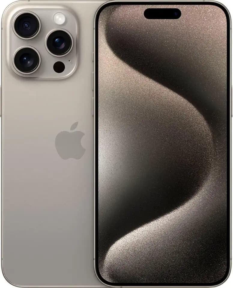 Apple iPhone (Renewed Premium) 15 Pro Max, 256GB, Natural Titanium - Unlocked