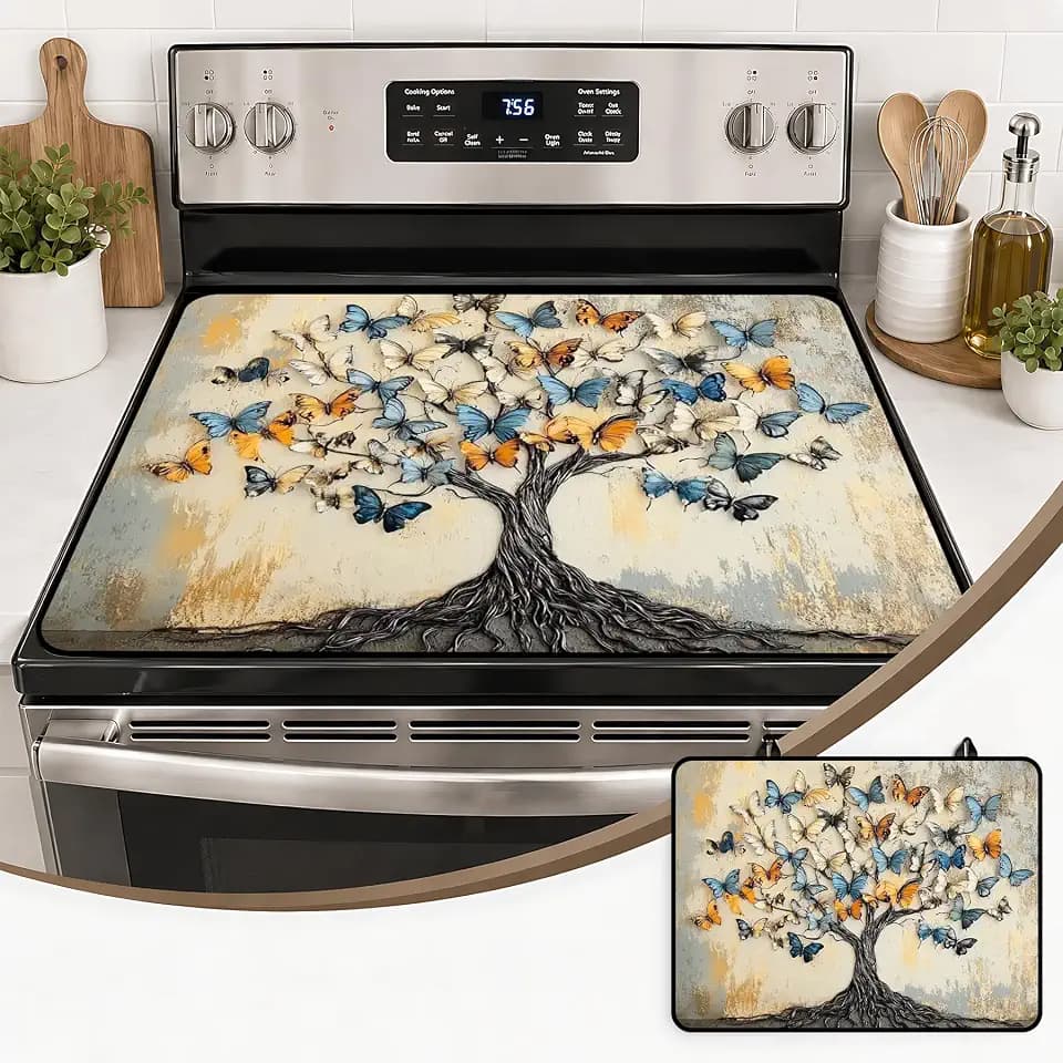 Electric Stove Top Cover, Multi-functional Stove Protector
