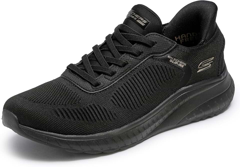 Skechers Damen Hands Free Slip-ins Bobs Squad Chaos-Current MuseSneaker