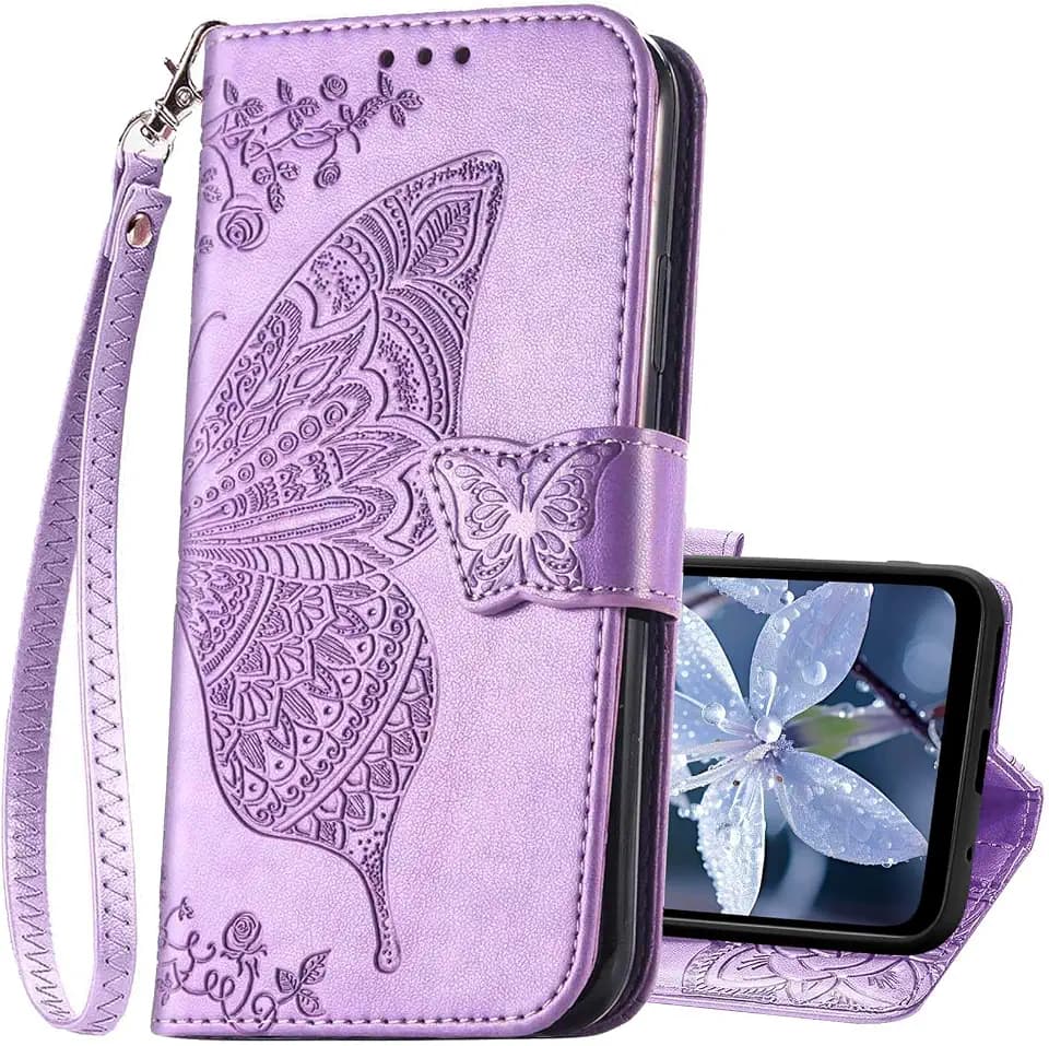 for Samsung Galaxy A17 5G Phone Case Wallet,Lavender