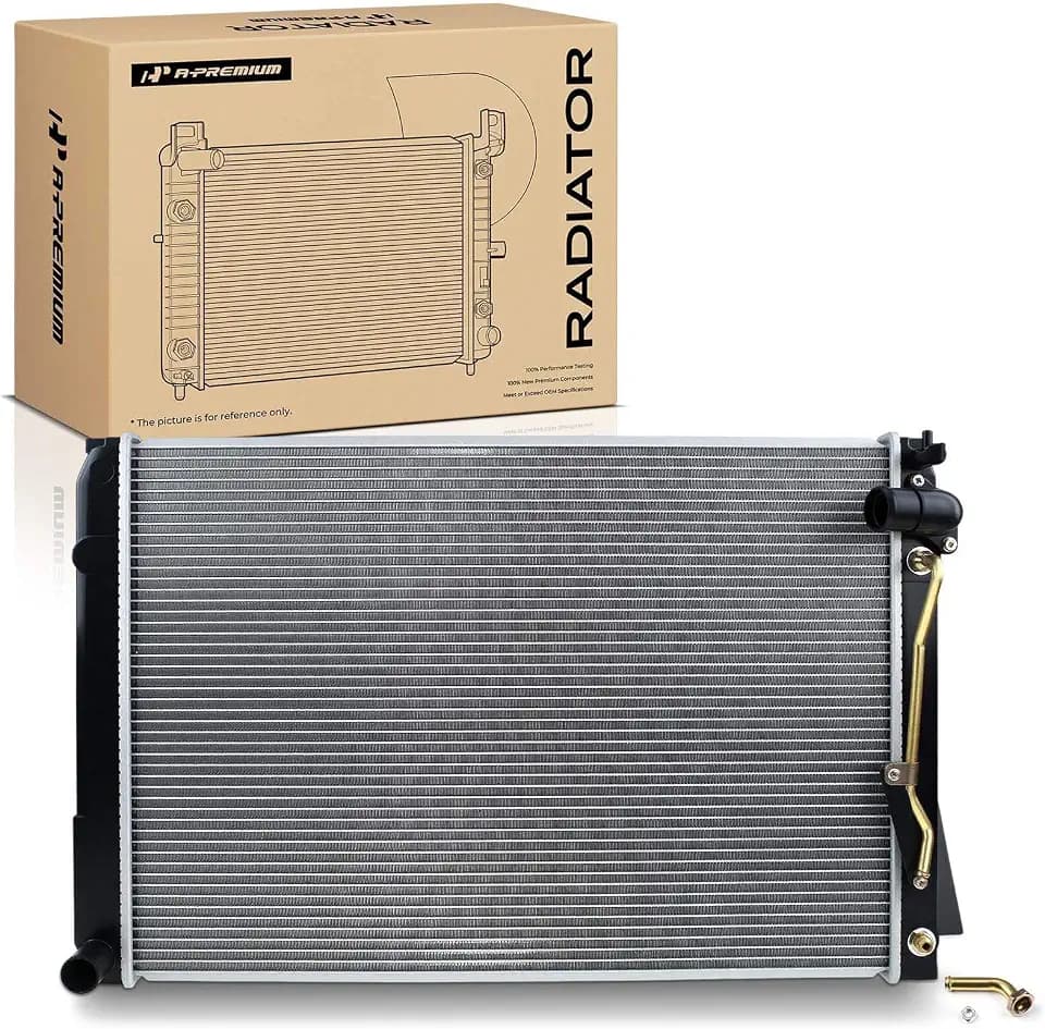 A-Premium Engine Coolant Radiator Assembly with Transmission Oil Cooler