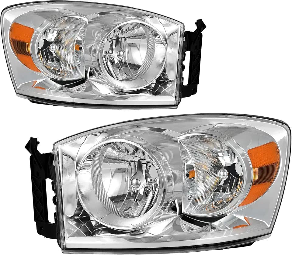 AUTOSAVER88 Headlight Assembly Compatible with Dodge Ram 1500 2006-2008