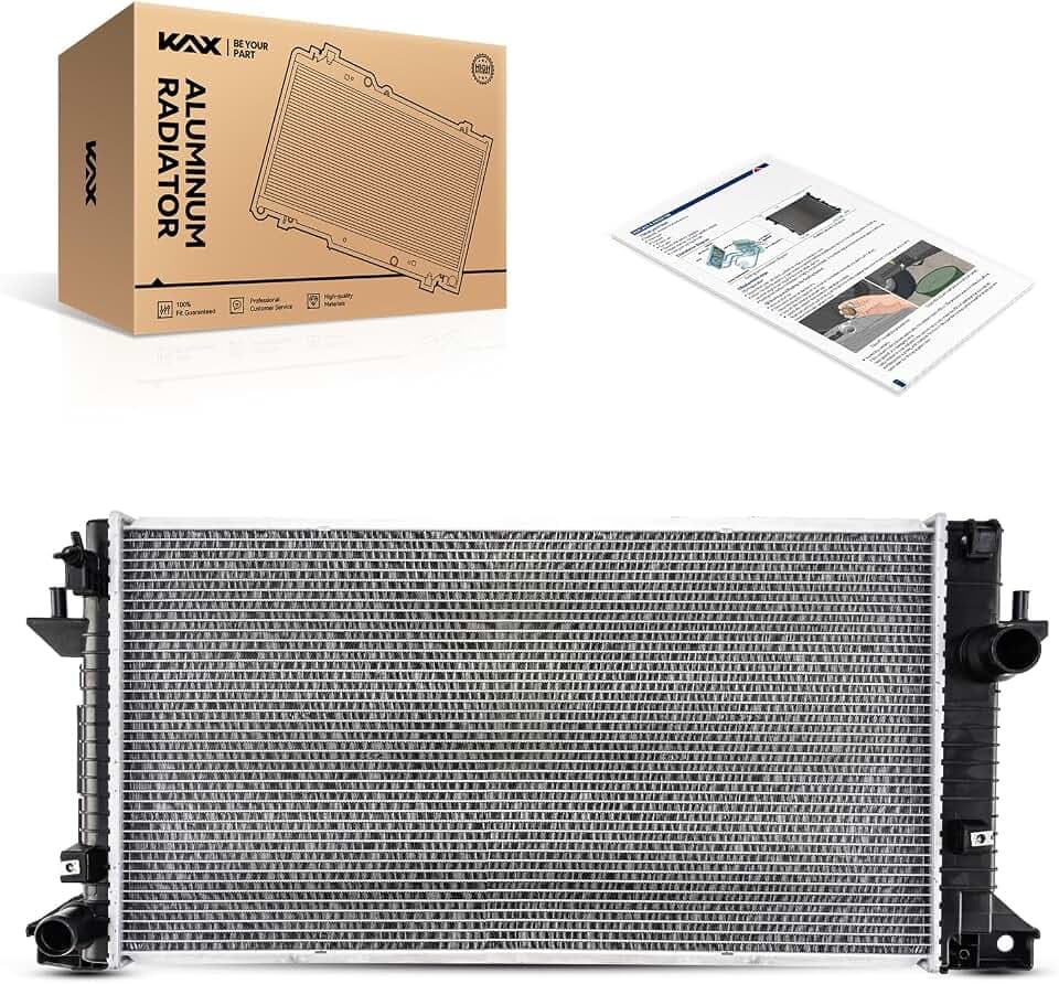 KAX CU13229 Engine Coolant Radiator, Compatible with 2011-2014 F-150 5.0L