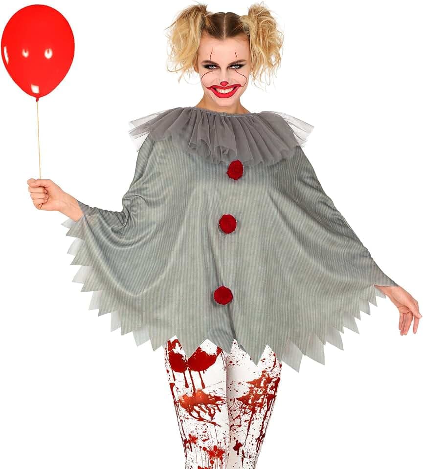 W WIDMANN MILANO Party Fashion - Kostüm Poncho für Erwachsene