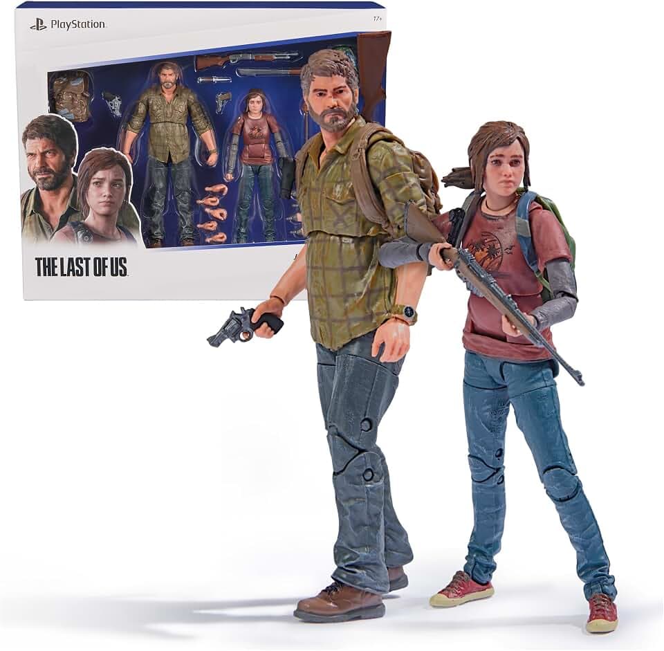 PlayStation The Last of Us Joel & Ellie 6" Deluxe Figure 2-Pack