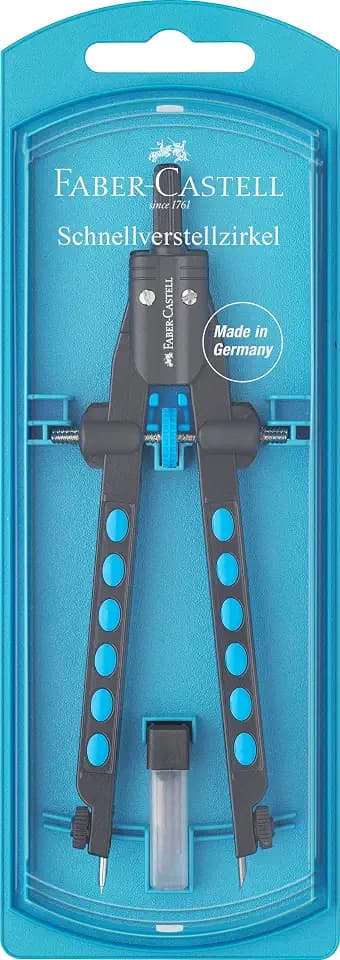 FABER-CASTELL - Schnellverstellzirkel Factory Blau