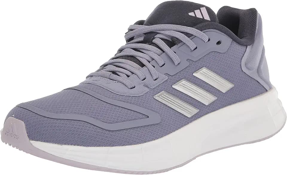 adidas Women's Duramo SL 2.0 Sneaker, Silver Violet/Silver Metallic/Silver Dawn, 8.5