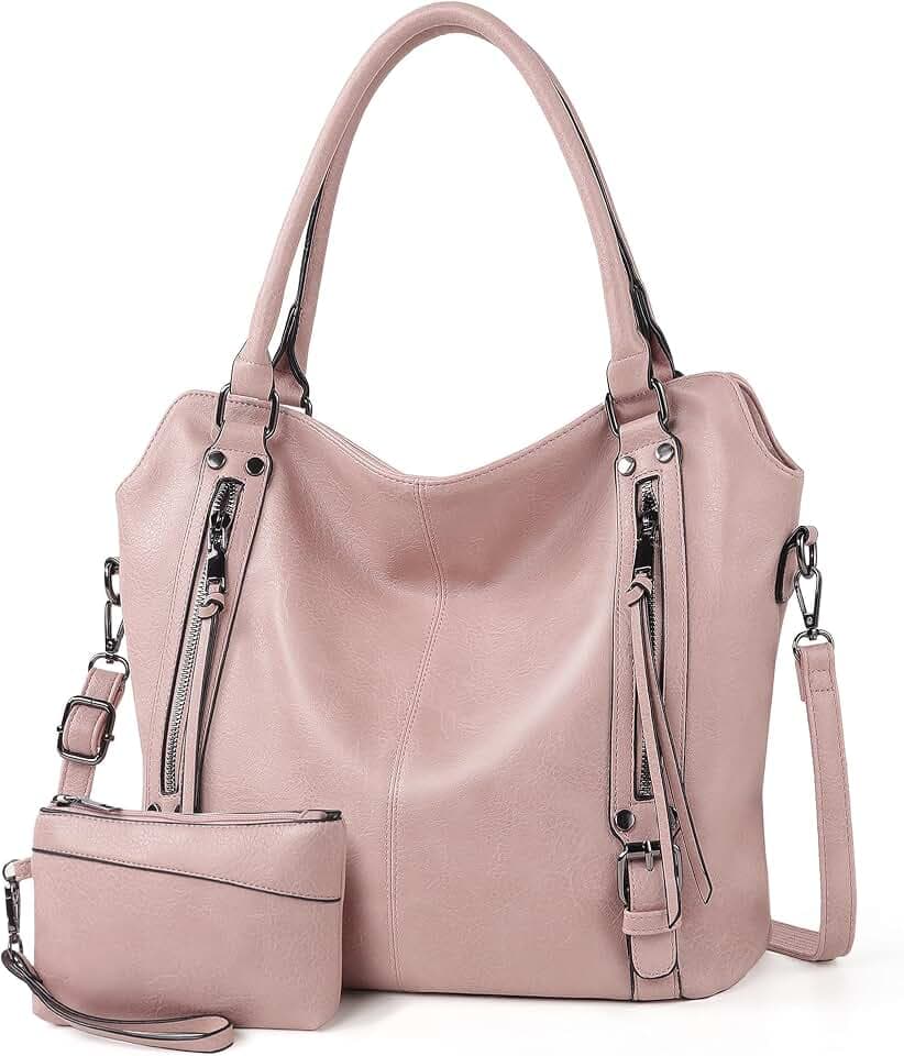 TANTOMI Large Purses for Women, PU Leather Shoulder Handbags for Daily Work