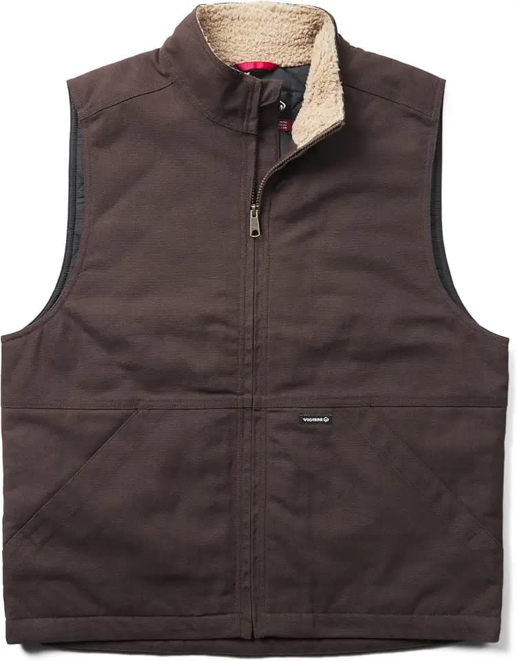 Wolverine Men's Jaxon Sherpa Collar Canvas Vest