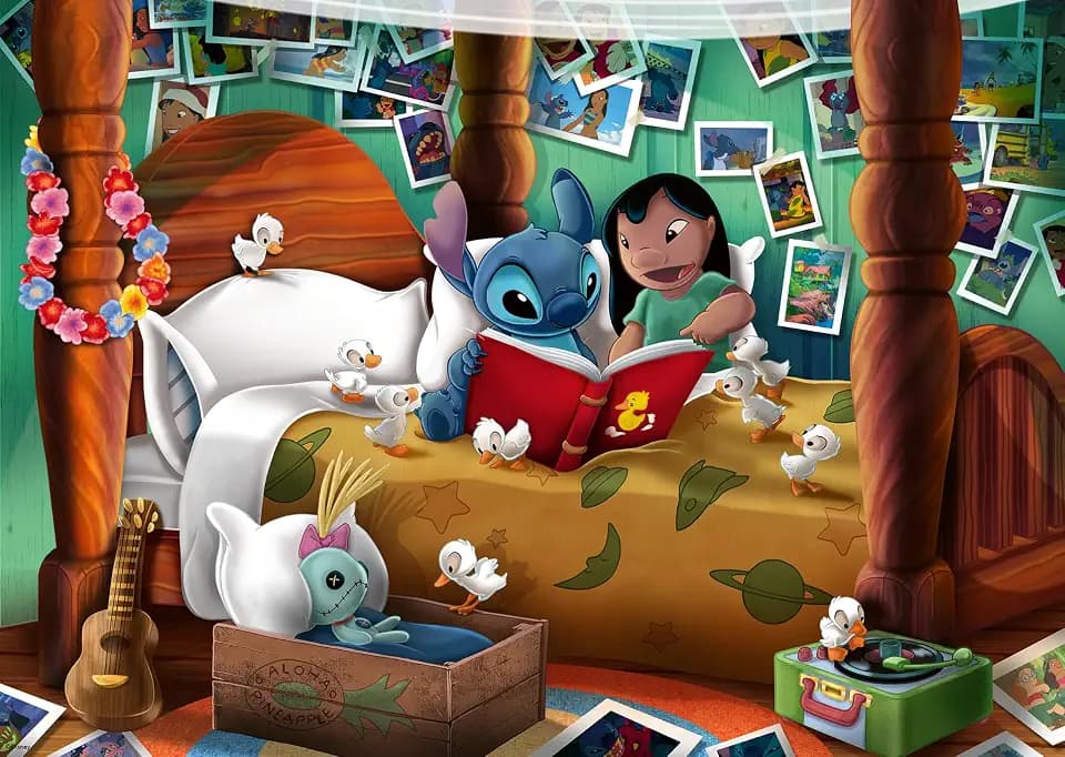 Ravensburger Puzzle Disney Lilo & Stitch - 1000 Teile Puzzle für Erwachsene