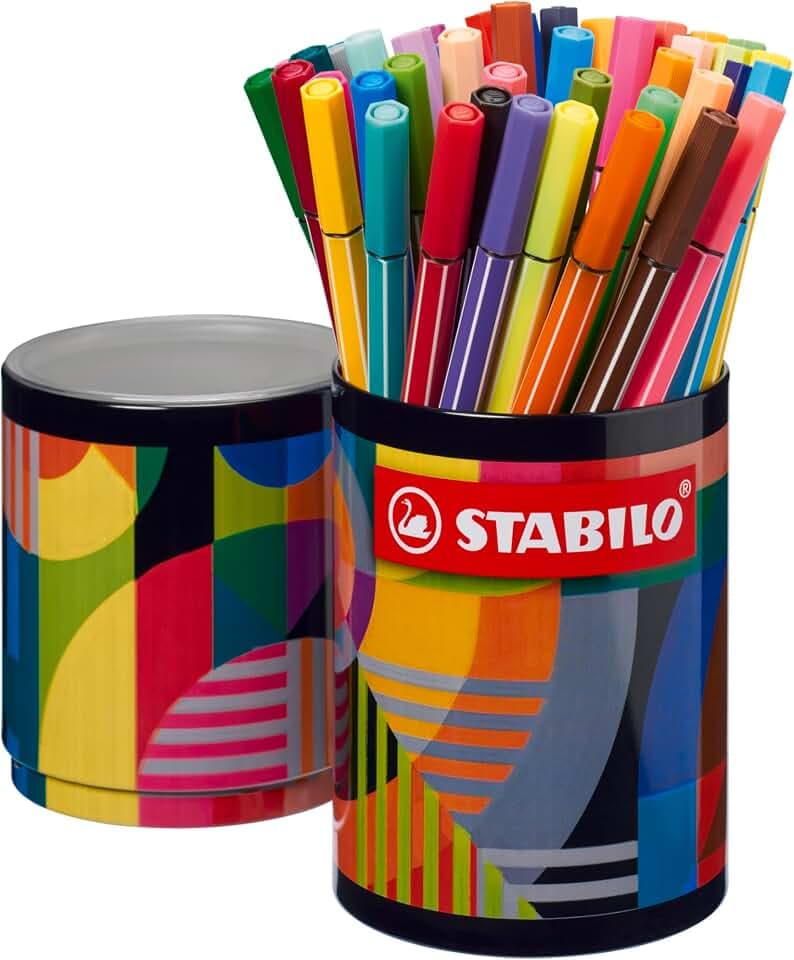 STABILO - Premium-Filzstift - Pen 68 | ARTY, 45er Metalldose