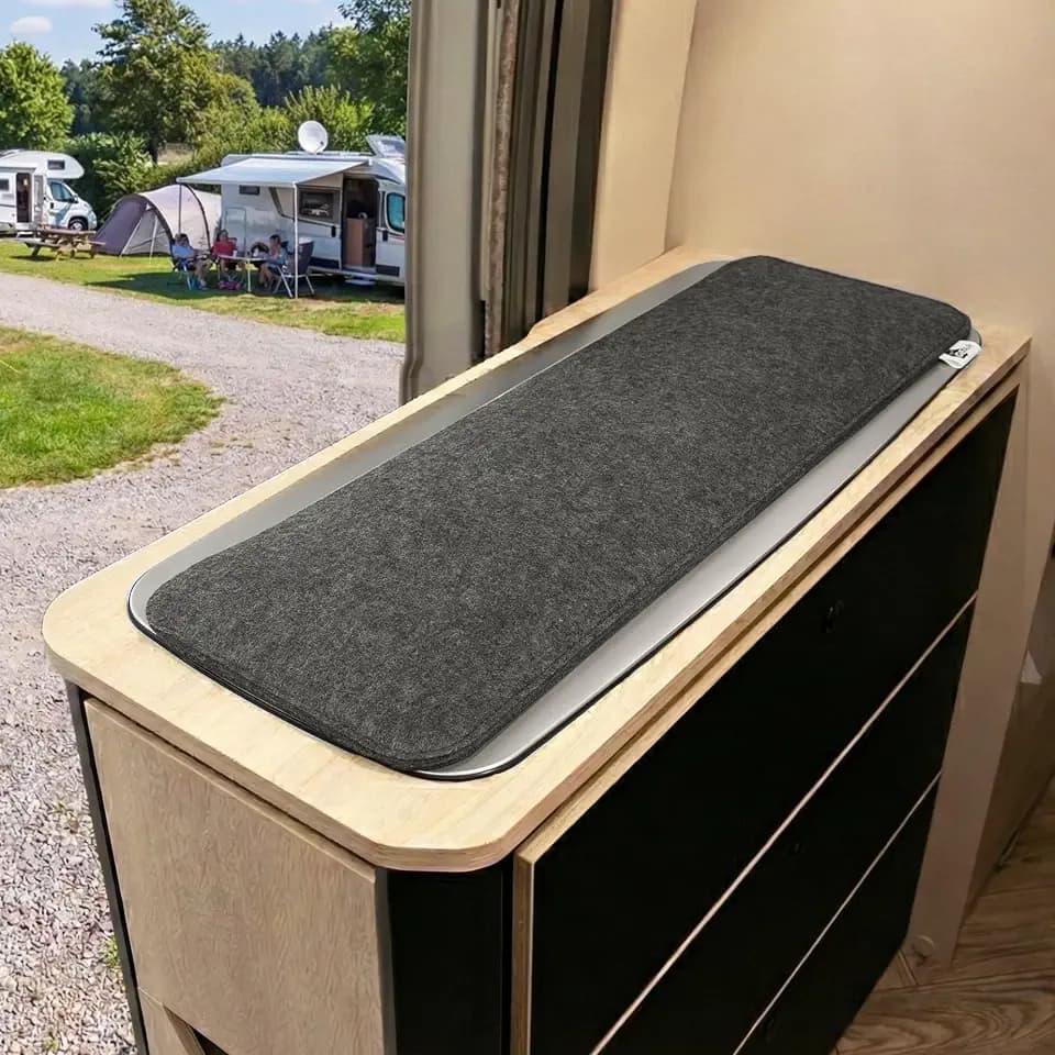 your GEAR Panaro C - Herd- und Spülenabdeckung 4,8 mm Filz - für Wohnmobil, Wohnwagen und Kastenwagen (89cm x 28cm)
