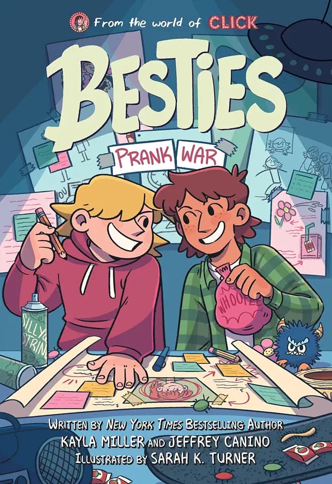 Besties: Prank War: A Graphic Novel About Middle School Friendship for Children (Ages 8-12) (The World of Click)