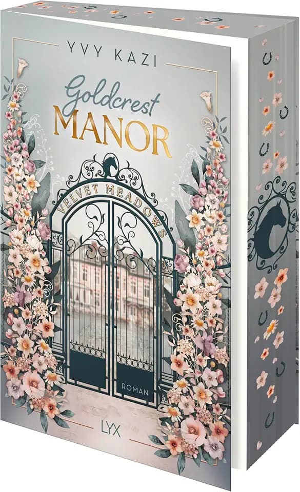 Goldcrest Manor - Velvet Meadows: Zauberhafter Motiv-Farbschnitt in der Erstauflage
