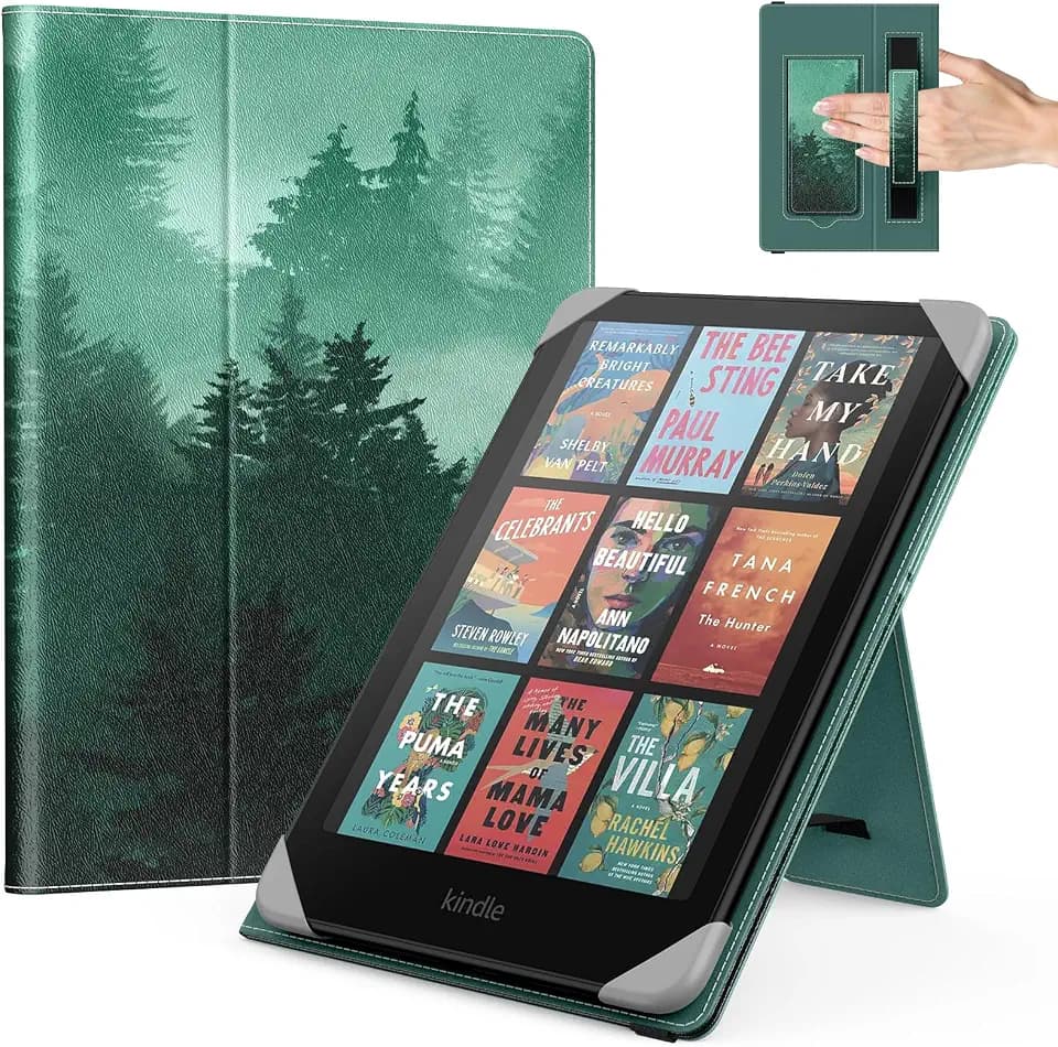 MoKo Universal Case for 6.8,7 Inch eReaders&Tablets, Forest