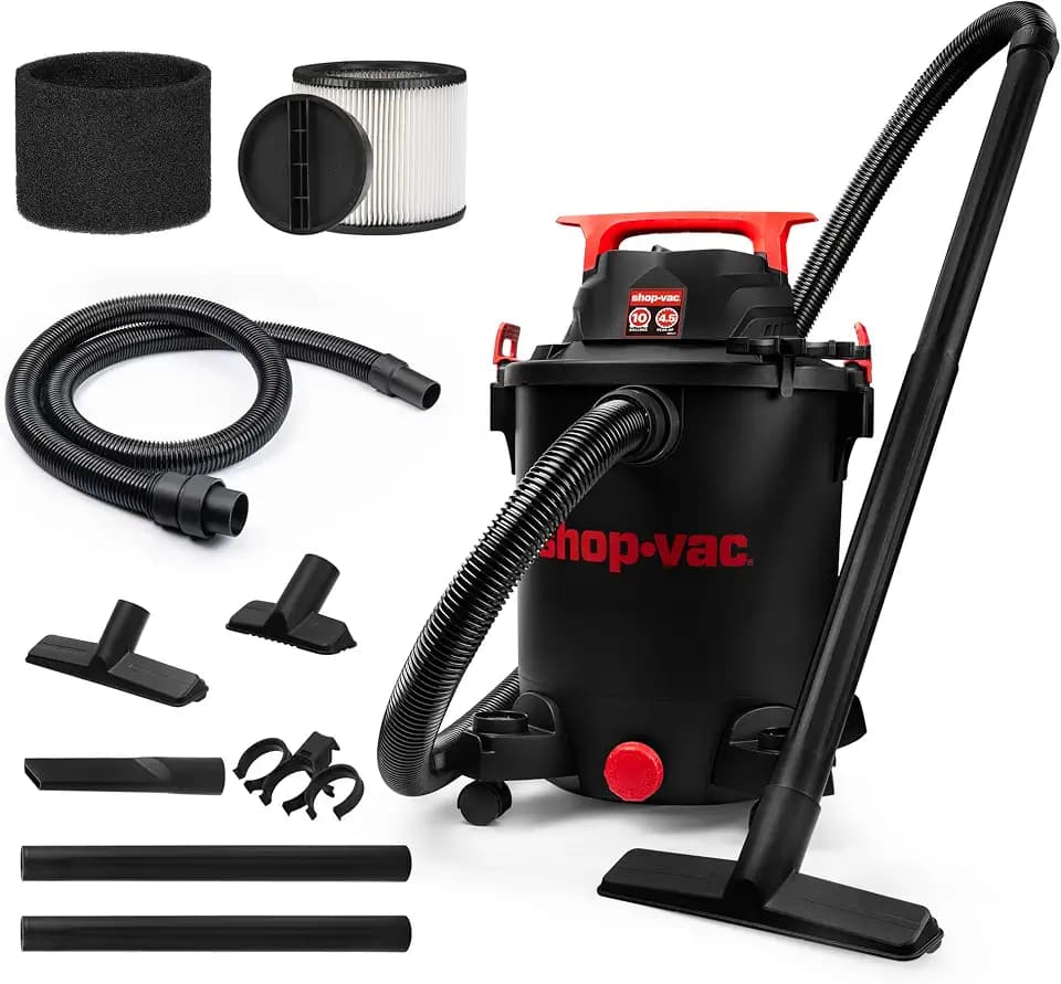 Shop-Vac 5430115 10 Gallon 4.5 Peak HP Wet/Dry Vacuum with Blower Function