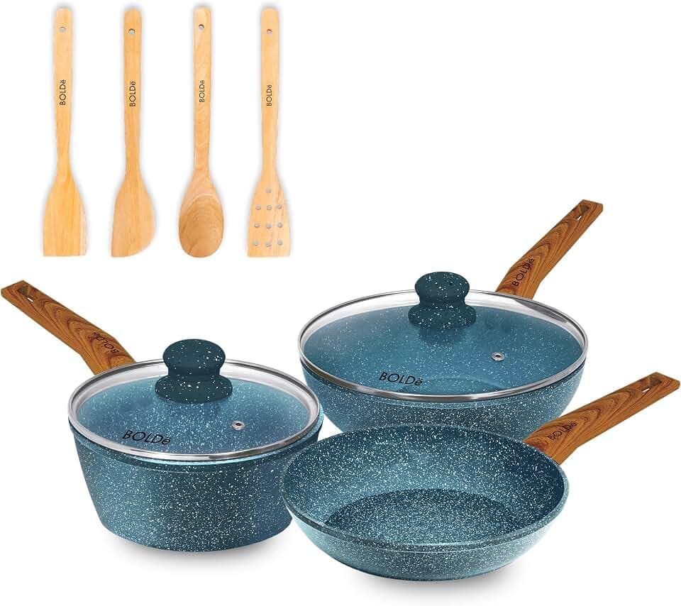 UltraGran 9-in-1 Cookware Set, Blue