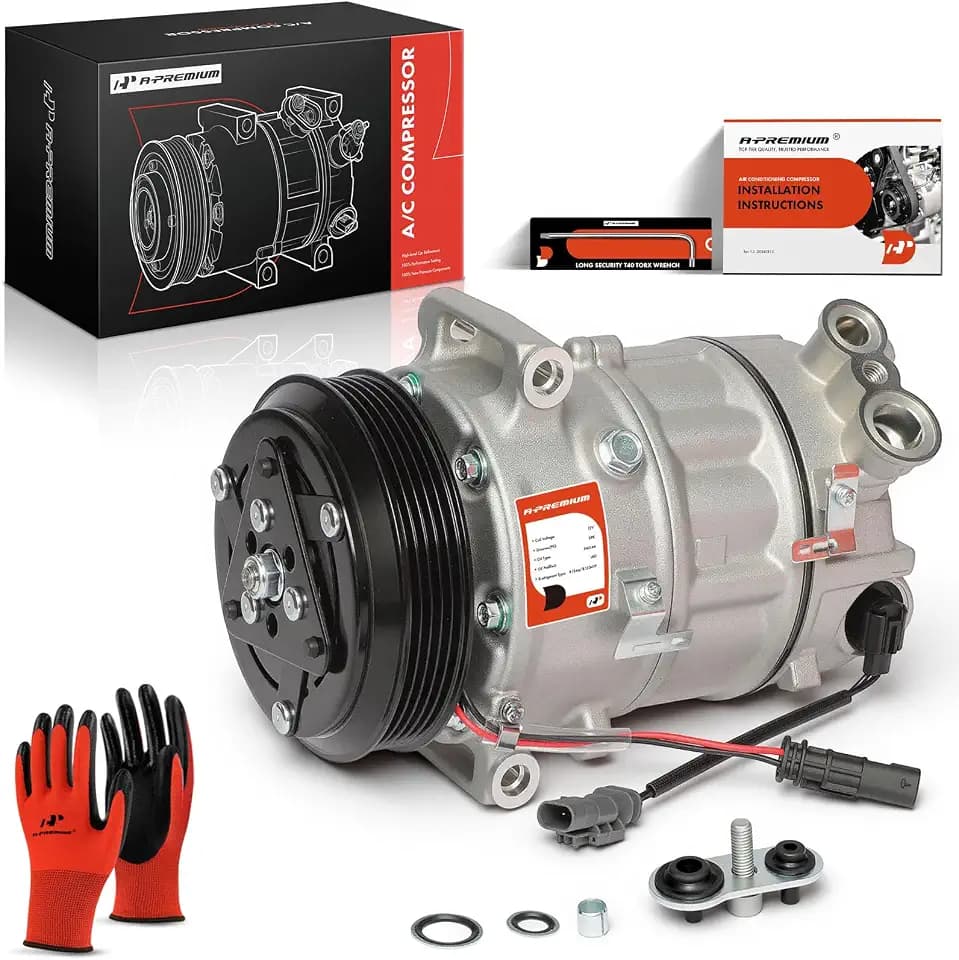 A-Premium Air Conditioner AC Compressor with Clutch