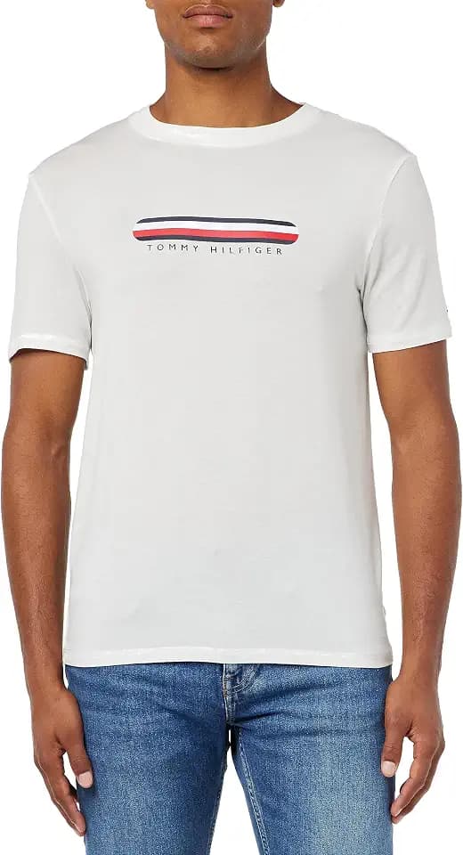 Tommy Hilfiger Herren Cn Ss Tee Kurzarm T-Shirts