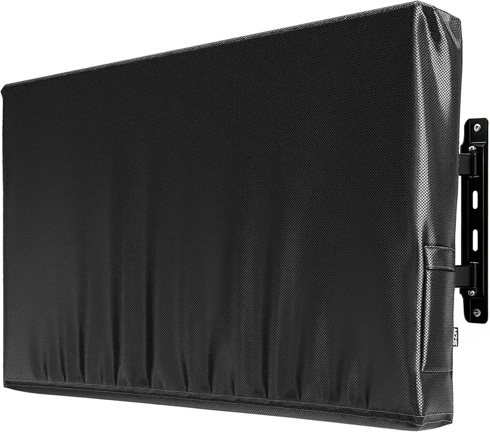 MZS Outdoor TV Cover 55 to 59 Inch Waterproof for Outside Flat Screen TVs