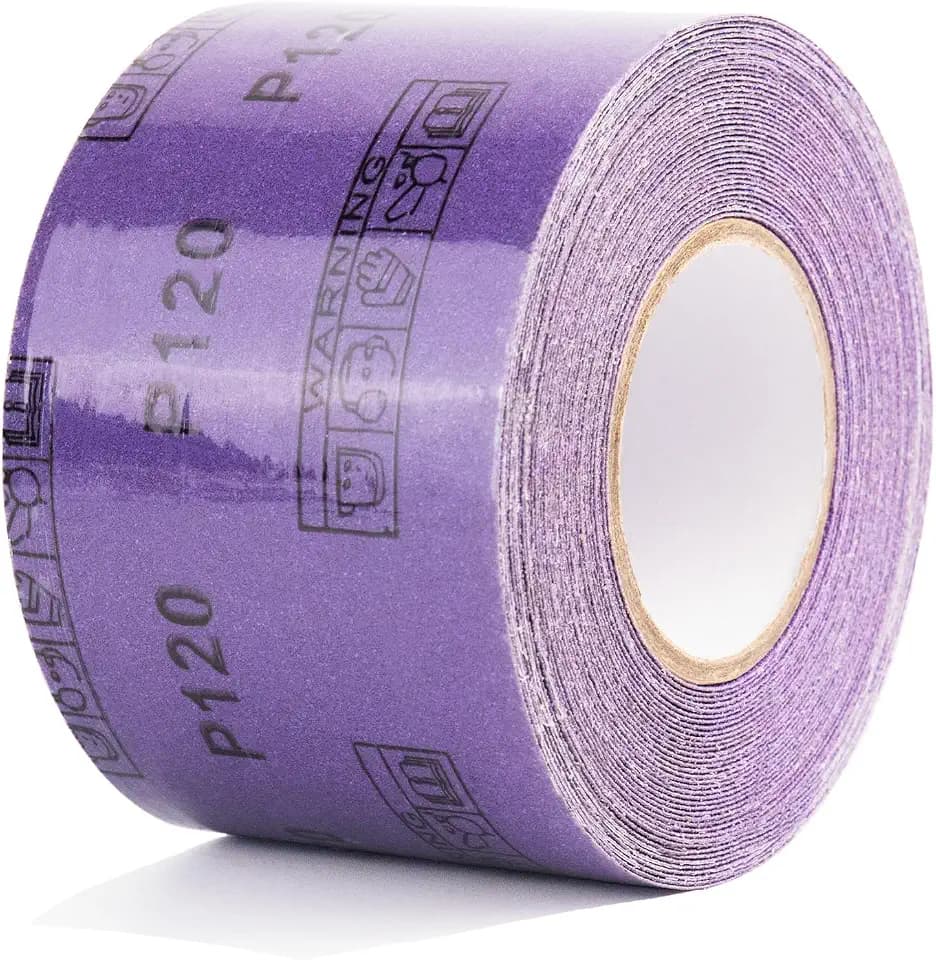 60 Grit PSA Purple Ceramic Sandpaper Roll 2-3/4x10 Yards Film Sanding Roll
