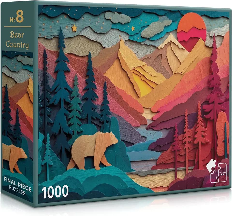 Bear Country (#8) – 1000 Piece Jigsaw Puzzle for Adults - Final Piece