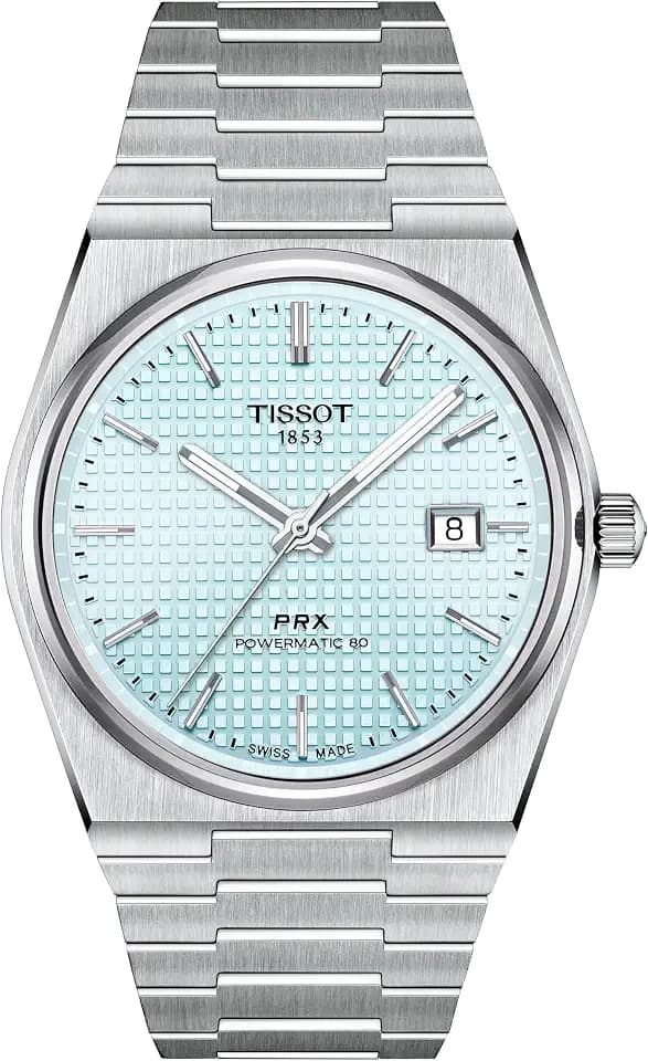 Tissot PRX, Swiss Automatic, 40mm, Ice Blue Dial, Men’s Watch