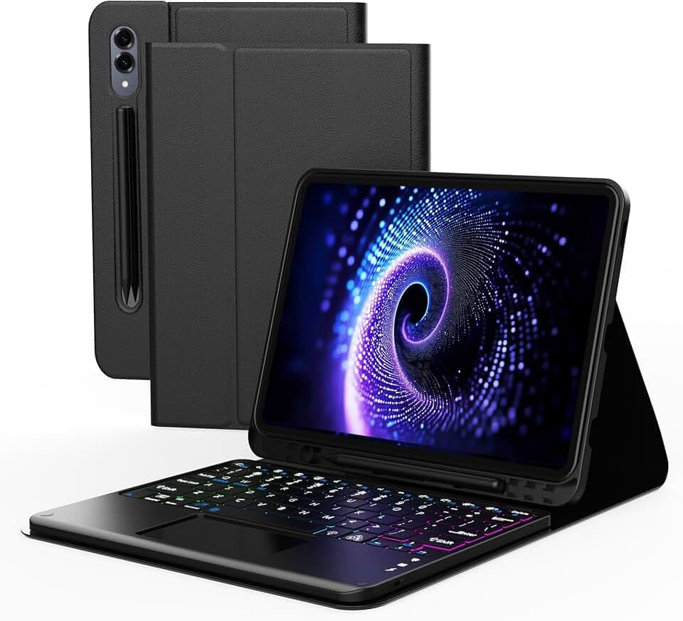 Case Keyboard for Samsung Galaxy Tab S10 Lite/S10 FE 10.9" (Black