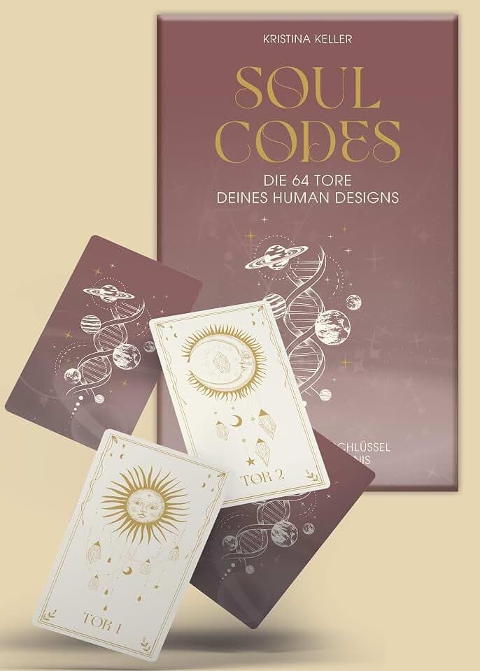 Soul Codes: Die 64 Tore deines Human Designs: Dein kosmischer Schlüssel zur Selbsterkenntnis. Kartenset & ausführliches Begleitbuch.