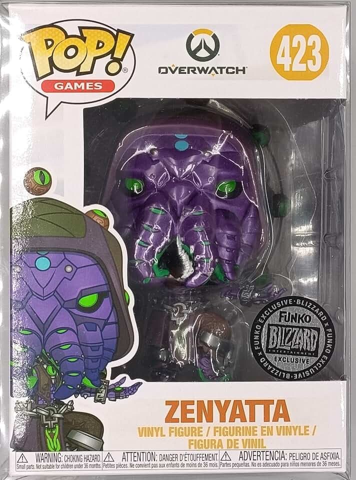Pop Funko Overwatch Cultist Zenyatta #423 Exclusive Vinyl Figure