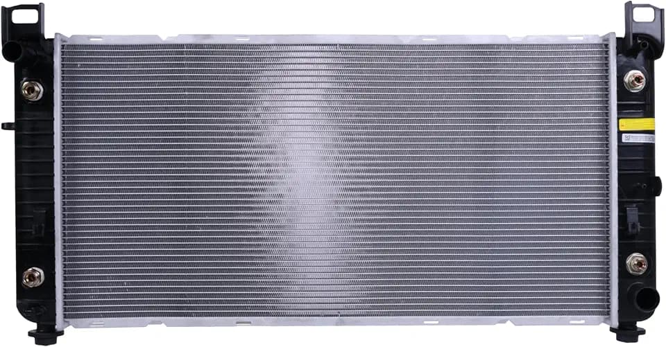 Rayten Aluminum Radiator Compatible with Cadillac Escalade 6.0 V8 2002-2006, 34'' Radiator with EOC for Chevy Silverado 1500 2500 Suburban Tahoe 4.8 5.3 6.0L | 26mm Core Thickness | Replaces CU2370