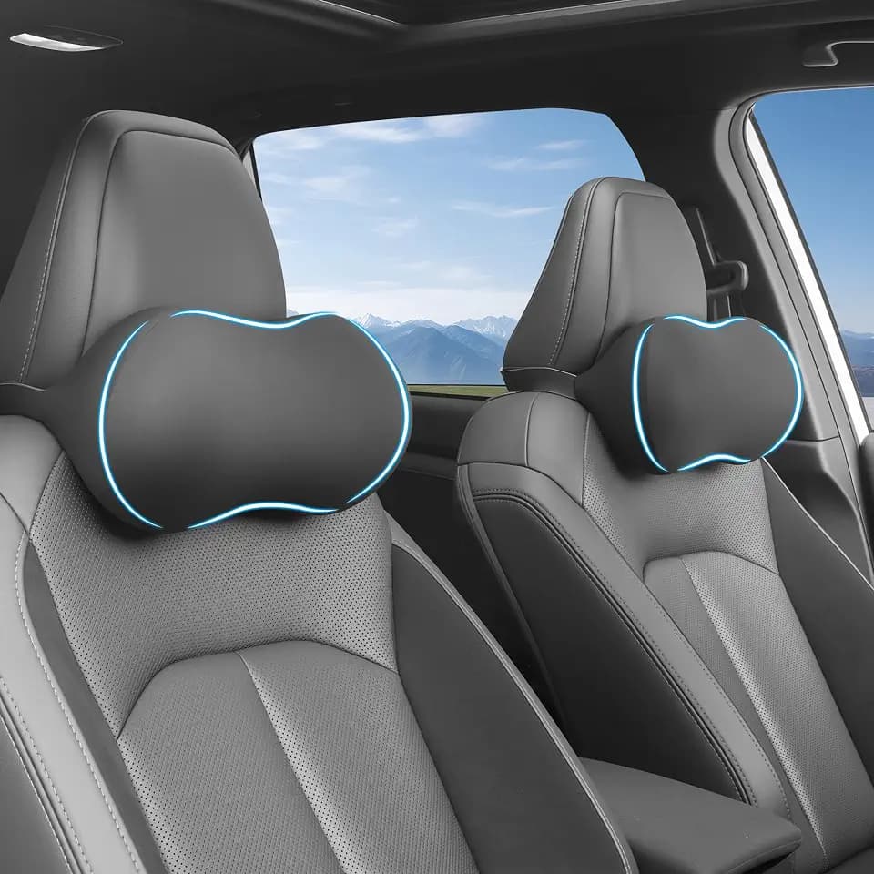 2PCS Car Neck Pillow, Breathable Neck Support Pillow for Driving