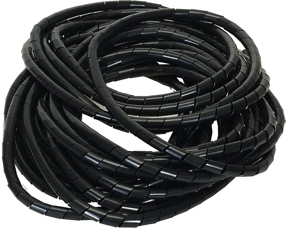 Alkan Kabelspirale schwarz Bündelbereich Ø 20-130 mm 10 m