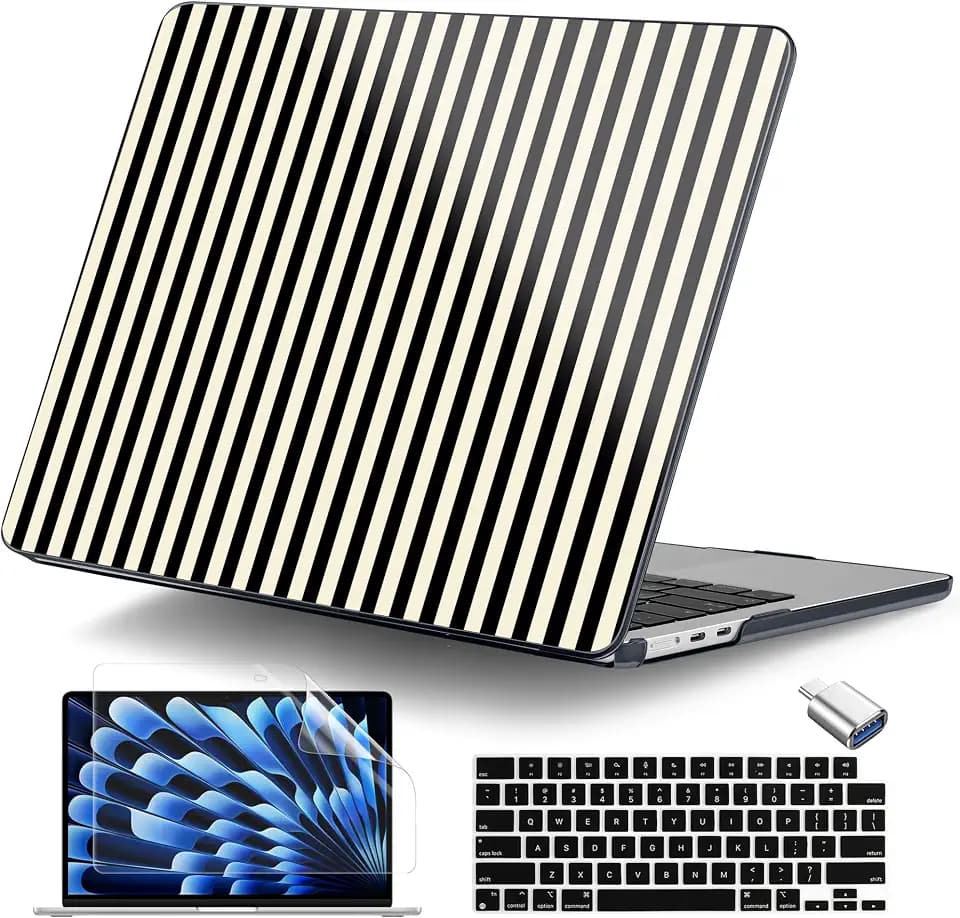 DONGKE for MacBook Air 15 inch Case M5 M4 M3 M2 2026-2023, Printed Case