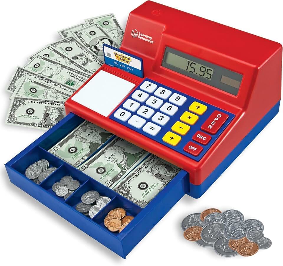 Learning Resources Pretend & Play Calculator Register Toy