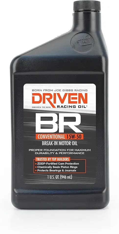 Driven Racing Oil BR Conventional Break In Motor Oil 15w-50 1 Quart Bottle