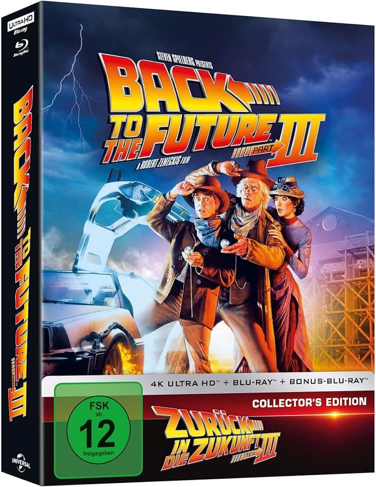 Zurück in die Zukunft III - Limited Collector's Steelbook [4K Ultra HD] + [Blu-ray]