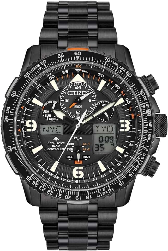 Citizen Men's Promaster Air Skyhawk Eco-Drive Pilot Watch, Atomic Timkeeping