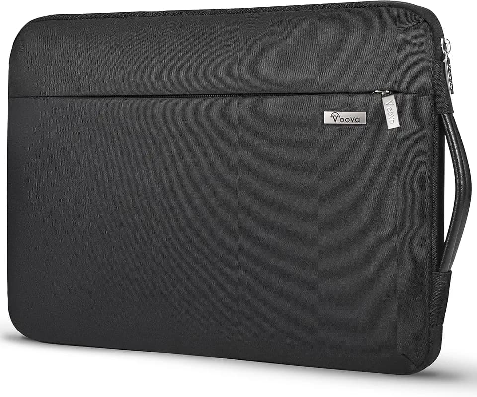 Voova 16-15.6 Inch Laptop Sleeve, Laptop Cover, MacBook Case, Black