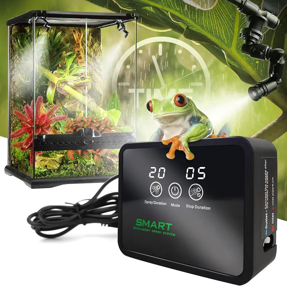 MYGIIKAKA Automatic Reptile Reptile Mister, Reptile Humidifier Fogger