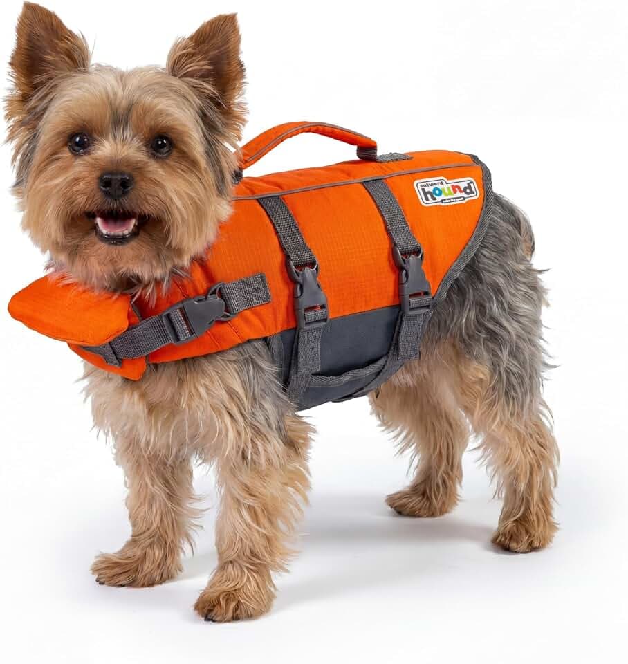 Kyjen 22018 Outward Hound Ripstop Quick Release Easy Fit Rettungsweste für Hunde, verstellbar, Größe XS, orange