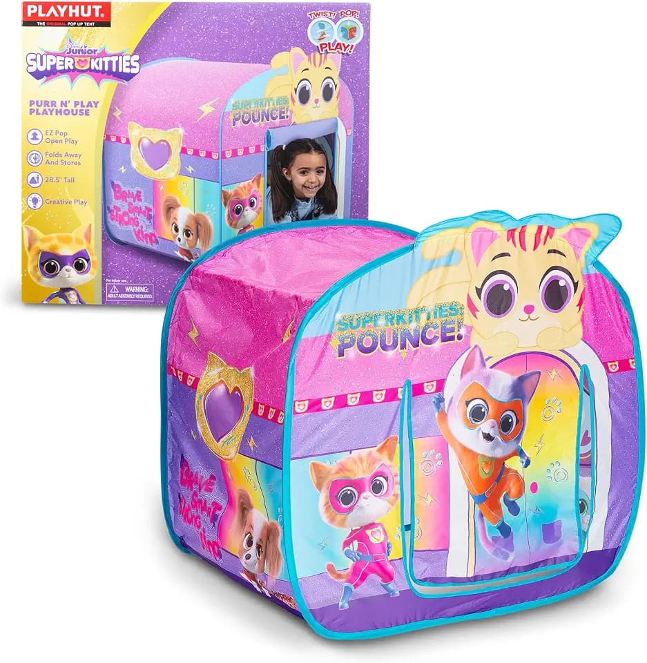 Playhut Playhouse - Super Kitties Purr N' Play