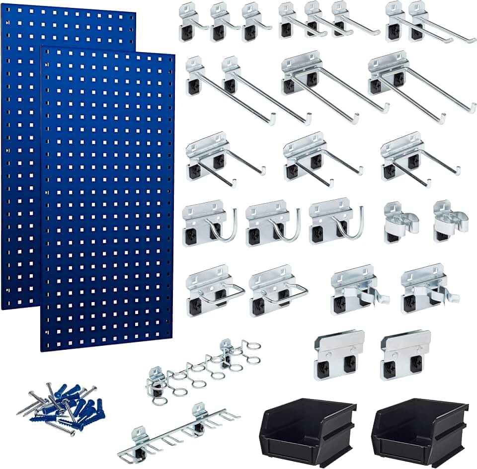 Triton LocBoard Kit - Pair of 18in. x 36in. Pegboards, Blue, Model LB18-BKIT