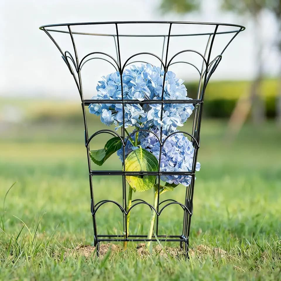 27.5in Snake Plant Support Stakes,M Shape Design Hydrangea Support