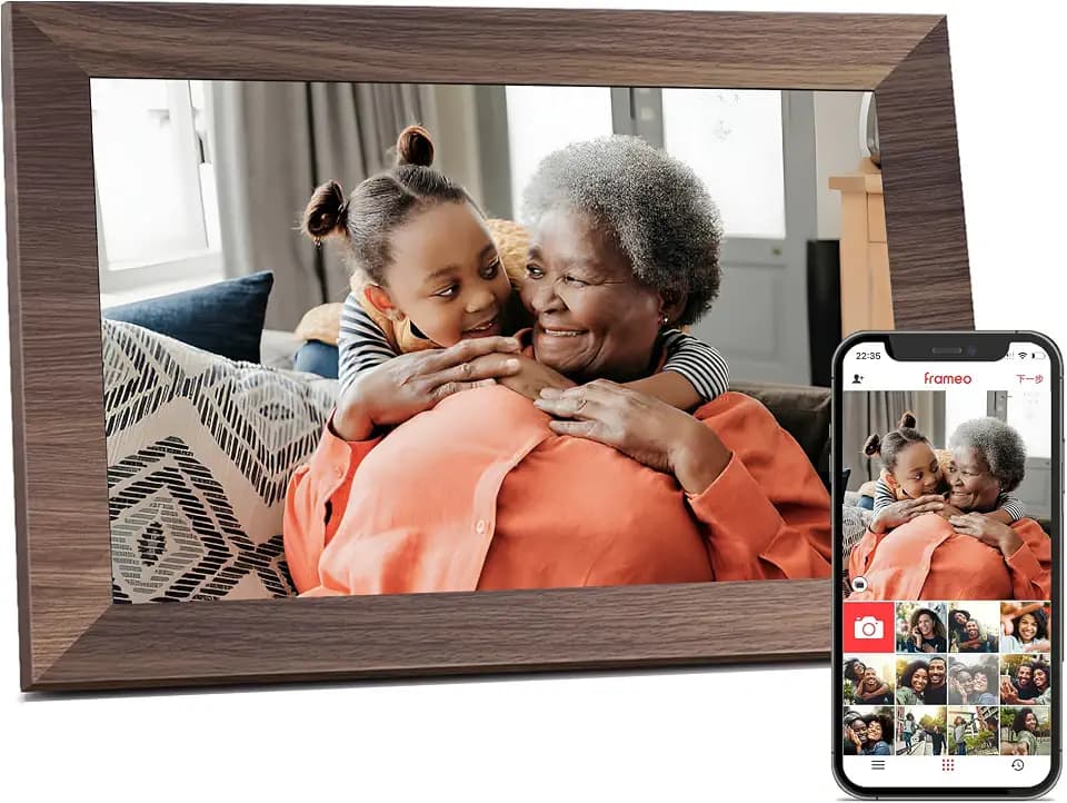 Digital Picture Frame, Frameo 10.1 Inch Smart WiFi Digital Photo Frame 32GB