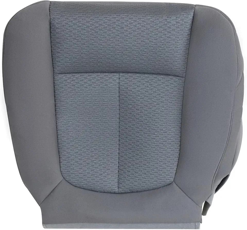 GXARTS Driver Side Bottom Lower Replacement Cloth Seat Cover Steel Gray Compatible with Ford F150 2011 2012 2013 2014