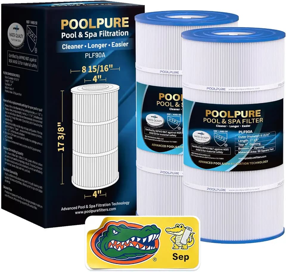 POOLPURE C900 Pool Filter Replaces Hayward, CX900RE, Pleatco PA90, 2Pack