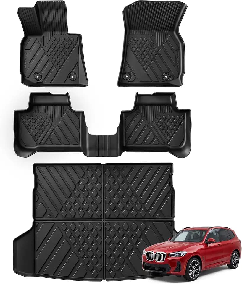 YITAMOTOR Floor Mats & Cargo Mat for BMW X3 2025 2026 30 xDrive M50 xDrive